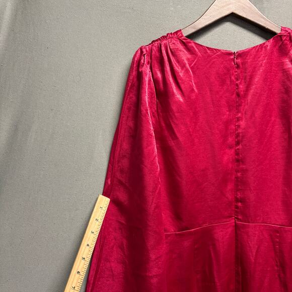 House of Harlow 1960 ROBE MI-LONGUE MARTINI Maxi Dress‎ Size XS Red Women's - Picture 10 of 16